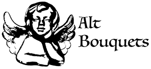 outline of cherub in black colour